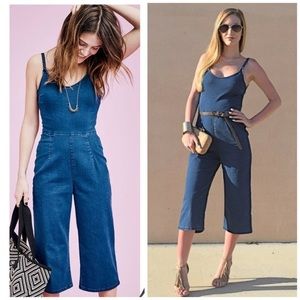 Old Navy Blue Denim Jumpsuit